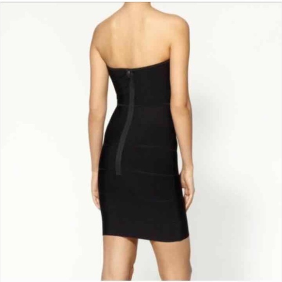 New BCBG Alyona Black Bandage Dress Small - Picture 2 of 8